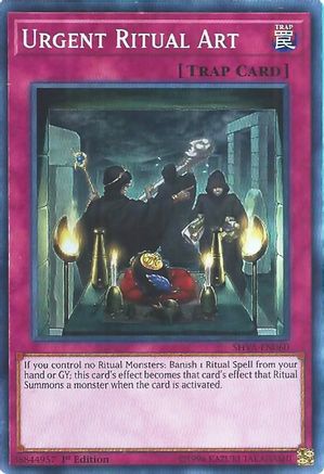 Urgent Ritual Art (SHVA-EN060) - Shadows in Valhalla 1st Edition - Premium Yugioh Single from Konami - Just $0.25! Shop now at Game Crave Tournament Store