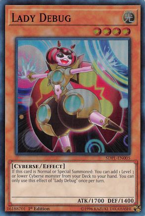 Lady Debug (SDPL-EN005) - Structure Deck: Powercode Link 1st Edition - Premium Yugioh Single from Konami - Just $0.85! Shop now at Game Crave Tournament Store