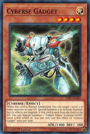 Cyberse Gadget (SDPL-EN009) - Structure Deck: Powercode Link 1st Edition - Premium Yugioh Single from Konami - Just $0.25! Shop now at Game Crave Tournament Store