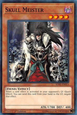 Skull Meister (SDPL-EN013) - Structure Deck: Powercode Link 1st Edition - Premium Yugioh Single from Konami - Just $0.26! Shop now at Game Crave Tournament Store