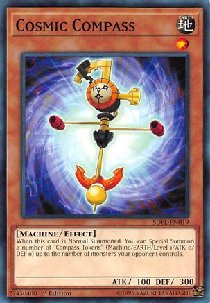 Cosmic Compass (SDPL-EN019) - Structure Deck: Powercode Link 1st Edition - Premium Yugioh Single from Konami - Just $0.25! Shop now at Game Crave Tournament Store