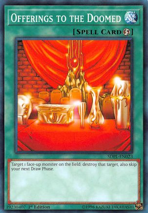 Offerings to the Doomed (SDPL-EN023) - Structure Deck: Powercode Link 1st Edition - Premium Yugioh Single from Konami - Just $0.26! Shop now at Game Crave Tournament Store