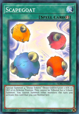 Scapegoat (SDPL-EN025) - Structure Deck: Powercode Link 1st Edition - Premium Yugioh Single from Konami - Just $0.25! Shop now at Game Crave Tournament Store