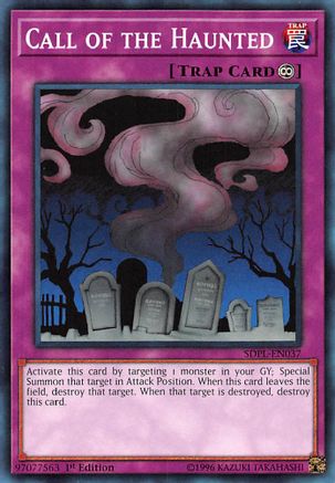 Call of the Haunted (SDPL-EN037) - Structure Deck: Powercode Link 1st Edition - Premium Yugioh Single from Konami - Just $0.23! Shop now at Game Crave Tournament Store