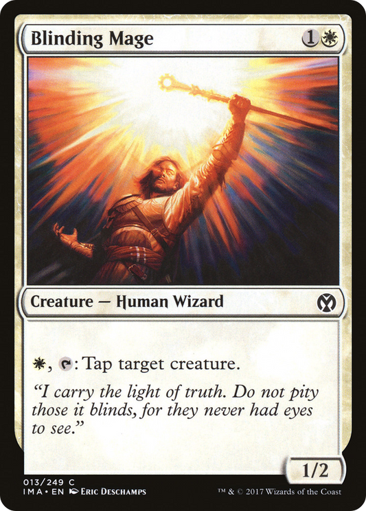 Blinding Mage (IMA-013) - Iconic Masters Foil - Premium MTG Single from Wizards of the Coast - Just $0.32! Shop now at Game Crave Tournament Store