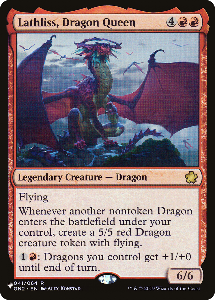 Lathliss, Dragon Queen (PLIST-778) - The List - Premium MTG Single from Wizards of the Coast - Just $0.71! Shop now at Game Crave Tournament Store
