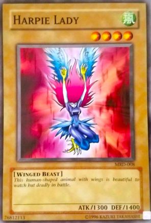 Harpie Lady (New Artwork) (MRD-008) - Metal Raiders Unlimited - Premium Yugioh Single from Konami - Just $0.35! Shop now at Game Crave Tournament Store