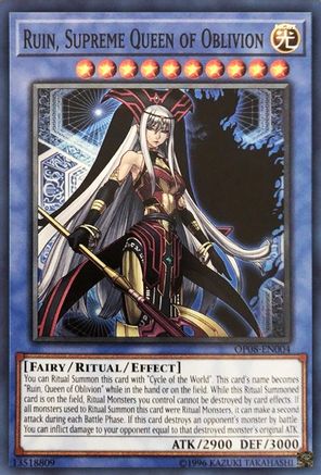 Ruin, Supreme Queen of Oblivion (OP08-EN004) - OTS Tournament Pack 8 Unlimited - Premium Yugioh Single from Konami - Just $0.98! Shop now at Game Crave Tournament Store