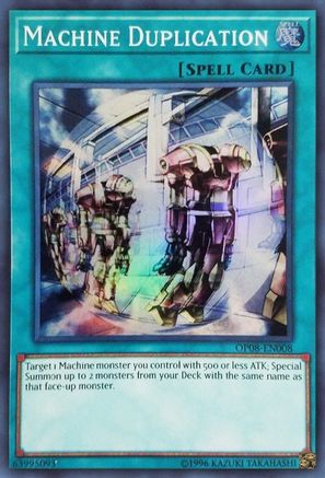 Machine Duplication (OP08-EN008) - OTS Tournament Pack 8 Unlimited - Premium Yugioh Single from Konami - Just $1.76! Shop now at Game Crave Tournament Store