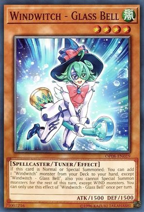 Windwitch - Glass Bell (OP08-EN019) - OTS Tournament Pack 8 Unlimited - Premium Yugioh Single from Konami - Just $1.74! Shop now at Game Crave Tournament Store
