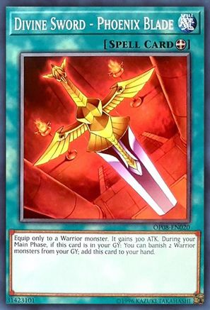 Divine Sword - Phoenix Blade (OP08-EN020) - OTS Tournament Pack 8 Unlimited - Premium Yugioh Single from Konami - Just $0.26! Shop now at Game Crave Tournament Store