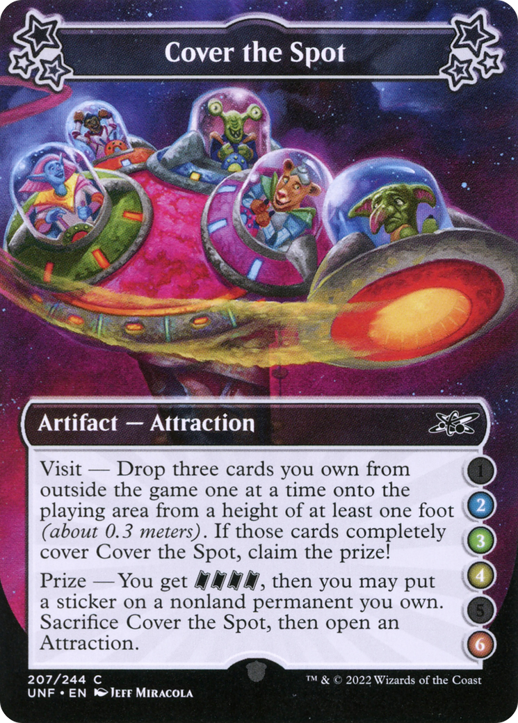 Cover the Spot (UNF-207A) - Unfinity - Premium MTG Single from Wizards of the Coast - Just $0.08! Shop now at Game Crave Tournament Store