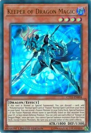 Keeper of Dragon Magic (CT15-EN004) - 2018 Mega-Tins Limited - Premium Yugioh Single from Konami - Just $0.41! Shop now at Game Crave Tournament Store