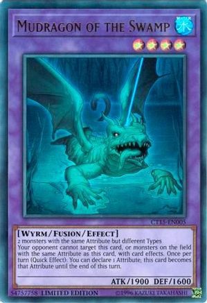 Mudragon of the Swamp (CT15-EN005) - 2018 Mega-Tins Limited - Premium Yugioh Single from Konami - Just $0.09! Shop now at Game Crave Tournament Store