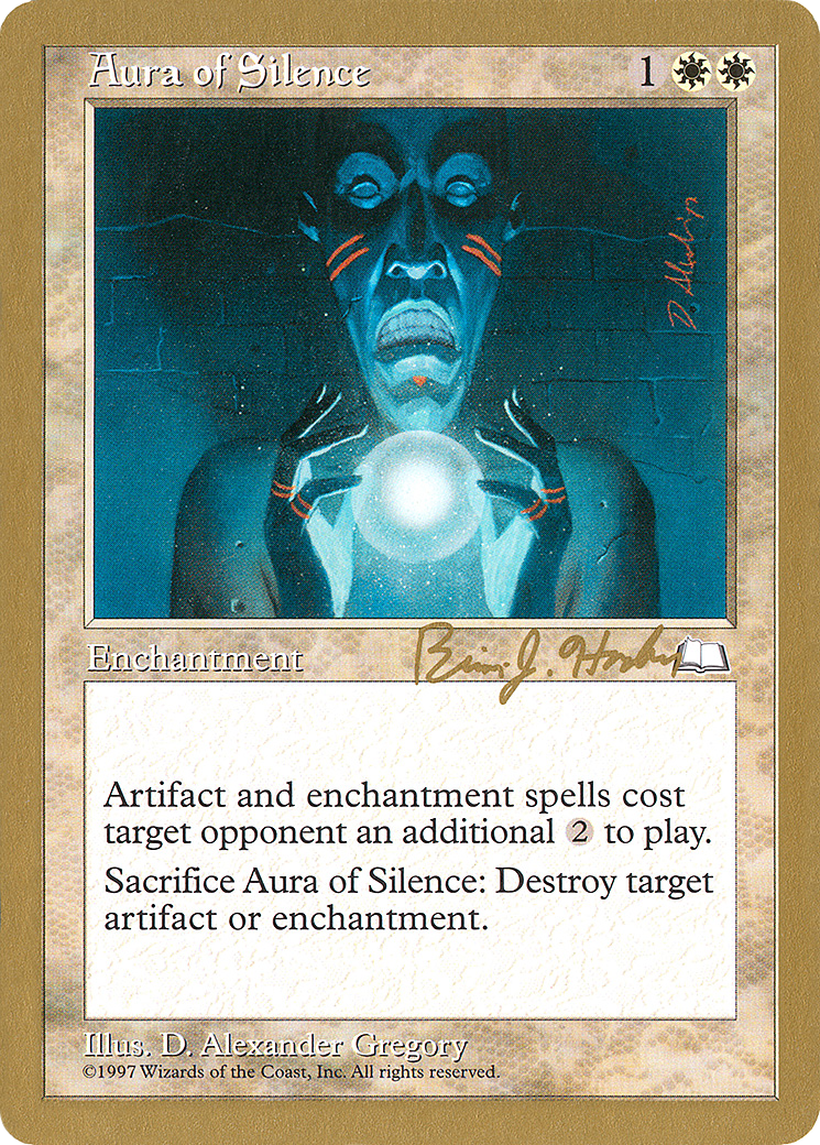 Aura of Silence (WC98-BH7B) - World Championship Decks 1998 - Premium MTG Single from Wizards of the Coast - Just $1.79! Shop now at Game Crave Tournament Store