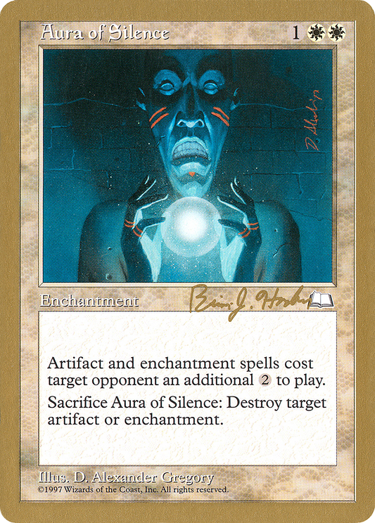 Aura of Silence (WC98-BH7B) - World Championship Decks 1998 - Premium MTG Single from Wizards of the Coast - Just $1.79! Shop now at Game Crave Tournament Store