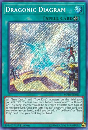Dragonic Diagram (MP18-EN015) - 2018 Mega-Tins Mega Pack 1st Edition - Premium Yugioh Single from Konami - Just $1.22! Shop now at Game Crave Tournament Store