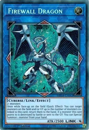 Firewall Dragon (MP18-EN062) - 2018 Mega-Tins Mega Pack 1st Edition - Premium Yugioh Single from Konami - Just $1.49! Shop now at Game Crave Tournament Store