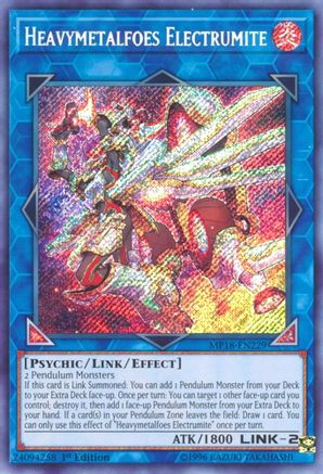 Heavymetalfoes Electrumite (MP18-EN229) - 2018 Mega-Tins Mega Pack 1st Edition - Premium Yugioh Single from Konami - Just $3.42! Shop now at Game Crave Tournament Store
