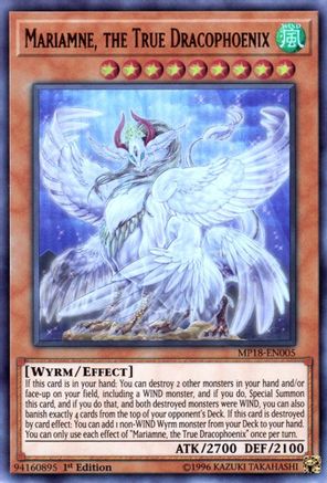 Mariamne, the True Dracophoenix (MP18-EN005) - 2018 Mega-Tins Mega Pack 1st Edition - Premium Yugioh Single from Konami - Just $0.25! Shop now at Game Crave Tournament Store
