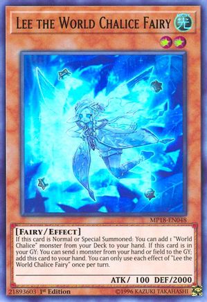Lee the World Chalice Fairy (MP18-EN048) - 2018 Mega-Tins Mega Pack 1st Edition - Premium Yugioh Single from Konami - Just $0.25! Shop now at Game Crave Tournament Store