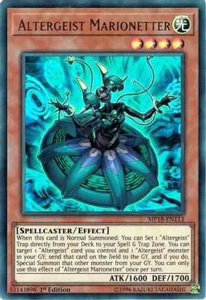 Altergeist Marionetter (MP18-EN113) - 2018 Mega-Tins Mega Pack 1st Edition - Premium Yugioh Single from Konami - Just $0.08! Shop now at Game Crave Tournament Store