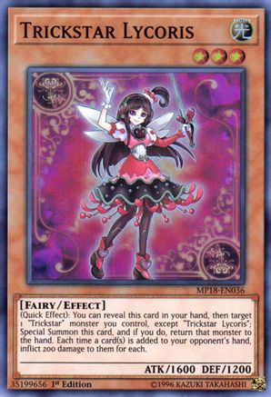 Trickstar Lycoris (MP18-EN036) - 2018 Mega-Tins Mega Pack 1st Edition - Premium Yugioh Single from Konami - Just $0.61! Shop now at Game Crave Tournament Store
