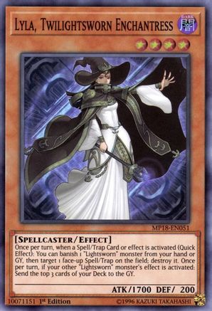 Lyla, Twilightsworn Enchantress (MP18-EN051) - 2018 Mega-Tins Mega Pack 1st Edition - Premium Yugioh Single from Konami - Just $0.23! Shop now at Game Crave Tournament Store