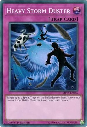 Heavy Storm Duster (MP18-EN086) - 2018 Mega-Tins Mega Pack 1st Edition - Premium Yugioh Single from Konami - Just $0.26! Shop now at Game Crave Tournament Store