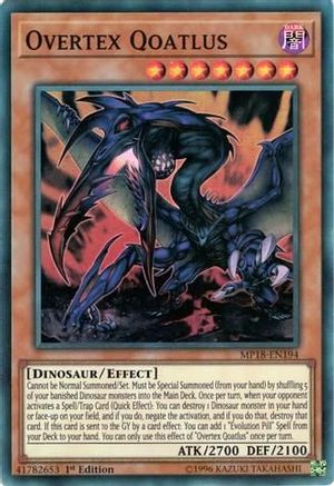 Overtex Qoatlus (MP18-EN194) - 2018 Mega-Tins Mega Pack 1st Edition - Premium Yugioh Single from Konami - Just $0.26! Shop now at Game Crave Tournament Store