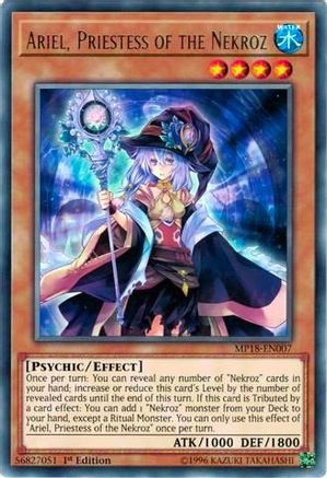 Ariel, Priestess of the Nekroz (MP18-EN007) - 2018 Mega-Tins Mega Pack 1st Edition - Premium Yugioh Single from Konami - Just $0.44! Shop now at Game Crave Tournament Store