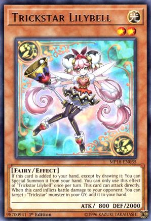 Trickstar Lilybell (MP18-EN035) - 2018 Mega-Tins Mega Pack 1st Edition - Premium Yugioh Single from Konami - Just $0.66! Shop now at Game Crave Tournament Store