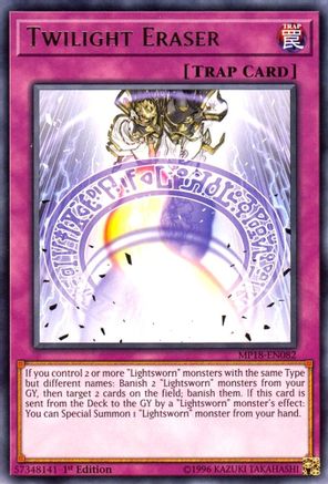 Twilight Eraser (MP18-EN082) - 2018 Mega-Tins Mega Pack 1st Edition - Premium Yugioh Single from Konami - Just $0.26! Shop now at Game Crave Tournament Store