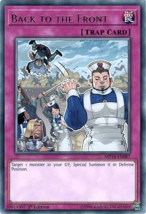 Back to the Front (MP18-EN087) - 2018 Mega-Tins Mega Pack 1st Edition - Premium Yugioh Single from Konami - Just $0.53! Shop now at Game Crave Tournament Store
