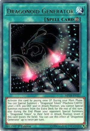Dragonoid Generator (MP18-EN137) - 2018 Mega-Tins Mega Pack 1st Edition - Premium Yugioh Single from Konami - Just $0.25! Shop now at Game Crave Tournament Store