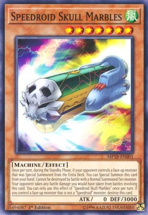 Speedroid Skull Marbles (MP18-EN001) - 2018 Mega-Tins Mega Pack 1st Edition - Premium Yugioh Single from Konami - Just $0.25! Shop now at Game Crave Tournament Store