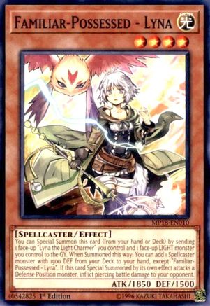 Familiar-Possessed - Lyna (MP18-EN010) - 2018 Mega-Tins Mega Pack 1st Edition - Premium Yugioh Single from Konami - Just $0.25! Shop now at Game Crave Tournament Store