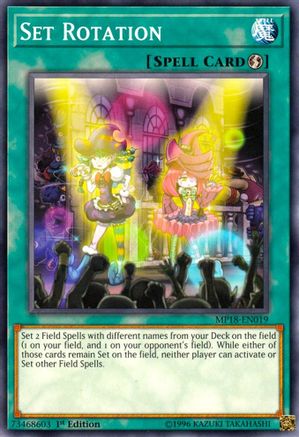Set Rotation (MP18-EN019) - 2018 Mega-Tins Mega Pack 1st Edition - Premium Yugioh Single from Konami - Just $0.25! Shop now at Game Crave Tournament Store