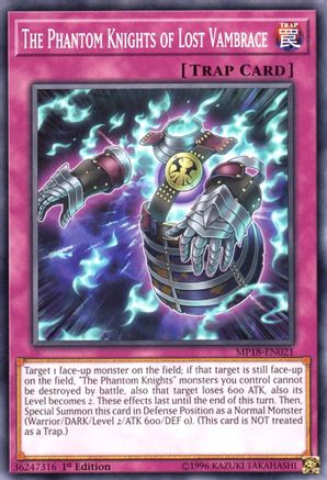 The Phantom Knights of Lost Vambrace (MP18-EN021) - 2018 Mega-Tins Mega Pack 1st Edition - Premium Yugioh Single from Konami - Just $0.25! Shop now at Game Crave Tournament Store