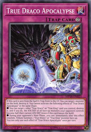 True Draco Apocalypse (MP18-EN023) - 2018 Mega-Tins Mega Pack 1st Edition - Premium Yugioh Single from Konami - Just $0.25! Shop now at Game Crave Tournament Store