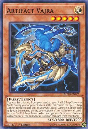Artifact Vajra (MP18-EN027) - 2018 Mega-Tins Mega Pack 1st Edition - Premium Yugioh Single from Konami - Just $0.25! Shop now at Game Crave Tournament Store