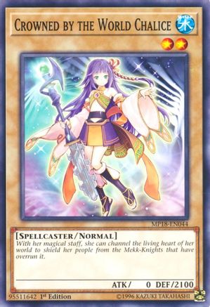 Crowned by the World Chalice (MP18-EN044) - 2018 Mega-Tins Mega Pack 1st Edition - Premium Yugioh Single from Konami - Just $0.26! Shop now at Game Crave Tournament Store