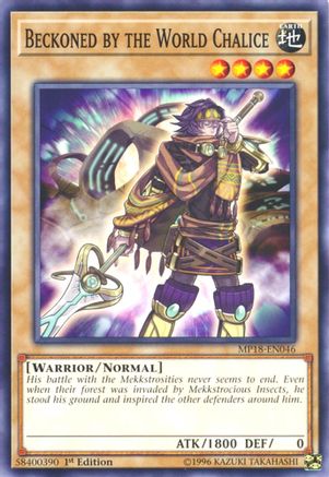 Beckoned by the World Chalice (MP18-EN046) - 2018 Mega-Tins Mega Pack 1st Edition - Premium Yugioh Single from Konami - Just $0.26! Shop now at Game Crave Tournament Store