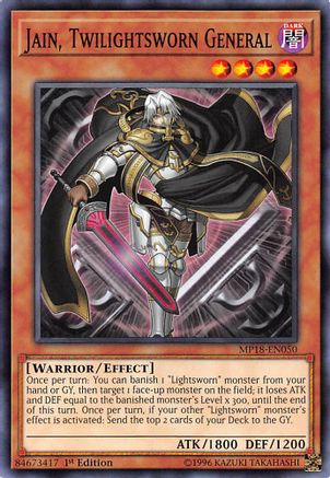Jain, Twilightsworn General (MP18-EN050) - 2018 Mega-Tins Mega Pack 1st Edition - Premium Yugioh Single from Konami - Just $0.25! Shop now at Game Crave Tournament Store