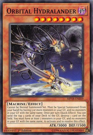 Orbital Hydralander (MP18-EN059) - 2018 Mega-Tins Mega Pack 1st Edition - Premium Yugioh Single from Konami - Just $0.25! Shop now at Game Crave Tournament Store