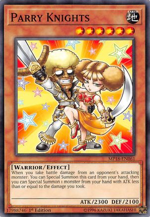 Parry Knights (MP18-EN061) - 2018 Mega-Tins Mega Pack 1st Edition - Premium Yugioh Single from Konami - Just $0.25! Shop now at Game Crave Tournament Store