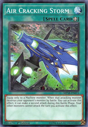 Air Cracking Storm (MP18-EN071) - 2018 Mega-Tins Mega Pack 1st Edition - Premium Yugioh Single from Konami - Just $0.25! Shop now at Game Crave Tournament Store