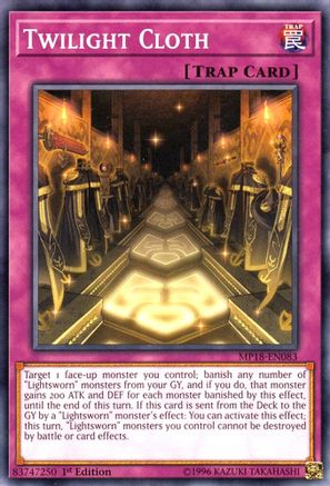 Twilight Cloth (MP18-EN083) - 2018 Mega-Tins Mega Pack 1st Edition - Premium Yugioh Single from Konami - Just $0.25! Shop now at Game Crave Tournament Store