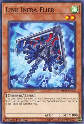 Link Infra-Flier (MP18-EN106) - 2018 Mega-Tins Mega Pack 1st Edition - Premium Yugioh Single from Konami - Just $0.25! Shop now at Game Crave Tournament Store