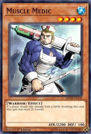 Muscle Medic (MP18-EN130) - 2018 Mega-Tins Mega Pack 1st Edition - Premium Yugioh Single from Konami - Just $0.25! Shop now at Game Crave Tournament Store